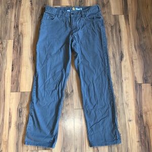 31 X 30 Carhartt Relaxed Fit Brown Pants.